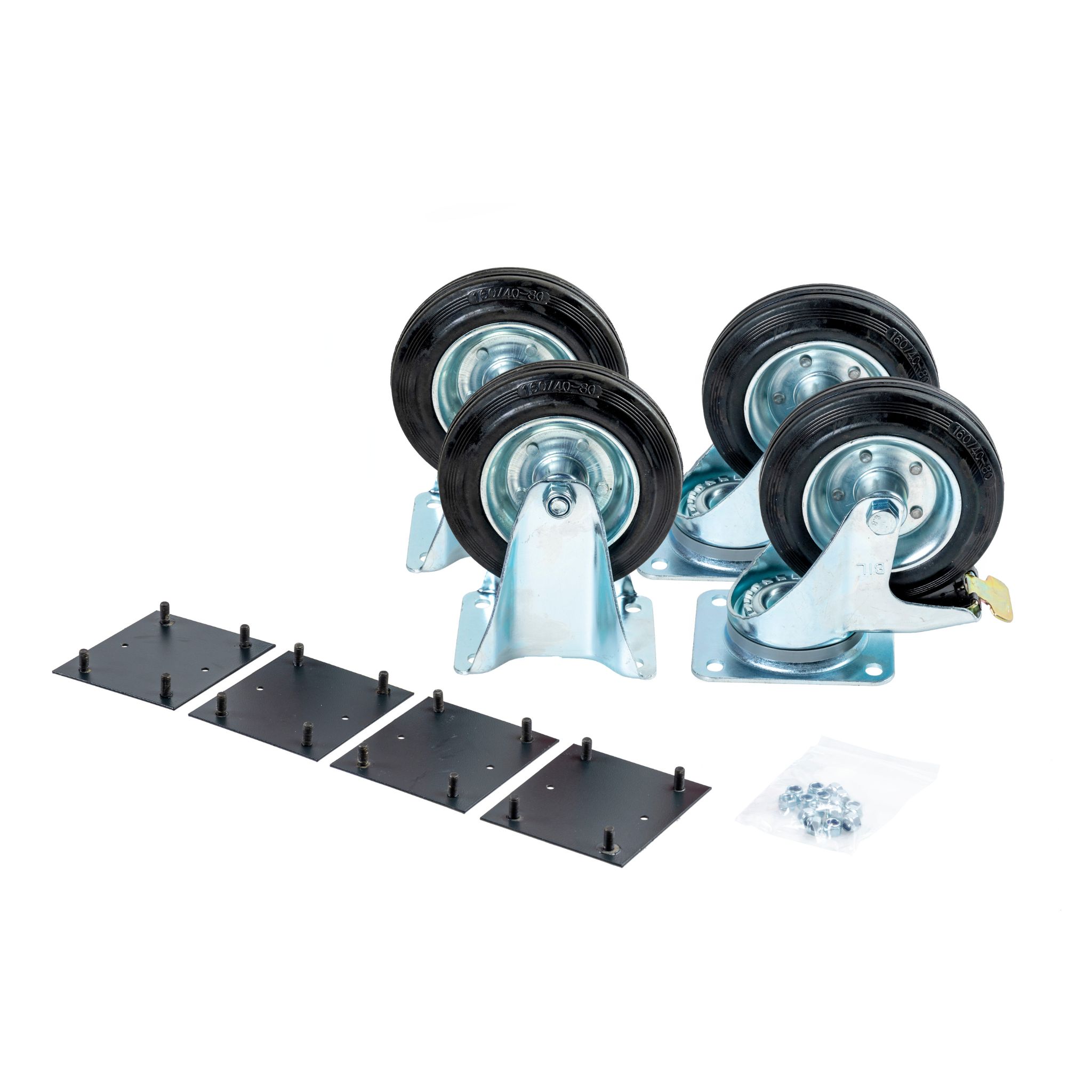 Armorgard 160mm Castor Set – Standard CASS – CASS1-F Castor Set Supplied Fitted